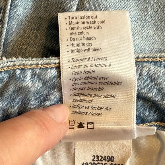 Paige Jeans Hoxton Ankle Peg Skinny High Waist Ankle Yosemite Button Fly Size 26 - Picture 14 of 14